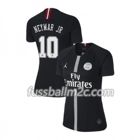 Fußballtrikots Paris Saint-Germain Neymar JR 10 Jodan Schwarz Frauens Ausweich Trikotsatz 2018-2019 Fußballtrikots Paris Saint-Germain Neymar JR 10 Jodan Schwarz Frauens Ausweich Trikotsatz 2018-2019